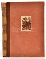 Tóth Ervin: Európai grafika. Bp., 1943, Dr. Vajna és Bokor. Kiadói illusztrált félvászon-kötés,a ger...