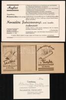 1938 Meghívó és tiszteletjegy Budapesten rendezett fodrászversenyre.