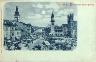 1898 Besztercebánya piac