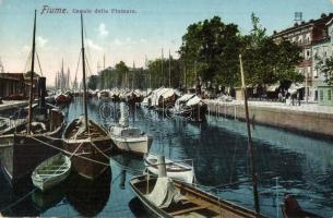 Fiume - 5 db RÉGI városképes lap / 5 pre-1945 town-view postcards