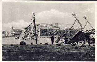 Ujvidék Pétervárad felrobbantott híd