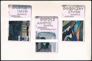 Kortárs képzőművészet műanyag kártyákon. Az Állami Nyomda Rt. alkalmi sorozata. Többek közt El Kazov...
