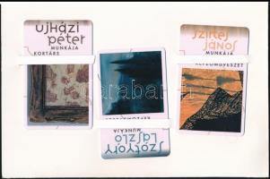 Kortárs képzőművészet műanyag kártyákon. Az Állami Nyomda Rt. alkalmi sorozata. Többek közt El Kazov...