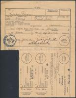 1940 SAS behívó  - Katonai behívójegy