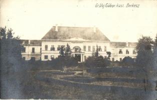 1924 Berkesz, Gróf Vay (Vaj) Gábor kastély, photo