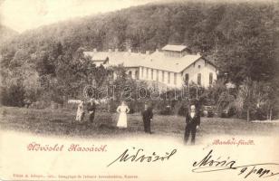 Kassa, Kosice; Bankói fürdő. Vitéz A. kiadása / spa