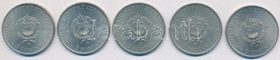 1967. 5Ft Cu-Ni-Zn (5x) T:1-,2