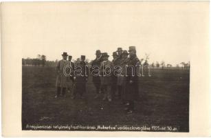 1925 Nagykanizsa, Helyőrségtisztikar &quot;Hubertus&quot; vadászlovaglása október 30-án. photo