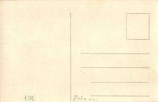 1925 Nagykanizsa, Helyőrségtisztikar "Hubertus" vadászlovaglása október 30-án. photo