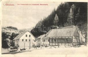 Gesäuse, Der Donnerwirt in Johnsbach. Steiermark / guest house, hotel in winter (EK)