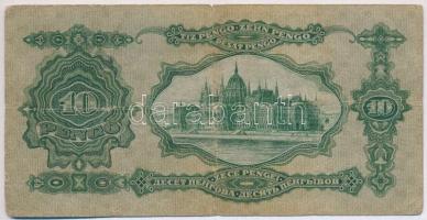 1929. 10P T:III kis szakadás, ly.
Hungary 10 Pengő C:F small tear, hole
Adamo P8