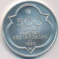 1990. 500Ft Ag "Mátyás király - Buda" T:BU
Adamo EM114