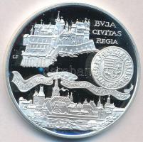 1990. 500Ft Ag "Mátyás király - Buda" T:PP enyhe felületi karc Adamo EM114