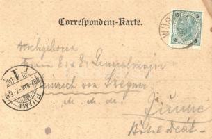 Hankenfeld, Schloss / castle, Art Nouveau (fl)