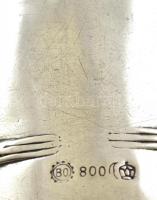 Ezüst(Ag) art-deco szalvétagyűrű, jelzett, d: 4,8 cm, nettó: 19,1 g