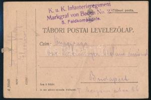 Austria-Hungary field postcard 2 db összefűzött tábori lap &quot;TP 155&quot;