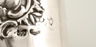 Ezüst(Ag) szalvétagyűrű, jelzett, d: 4,3 g, nettó: 7,5 g