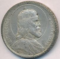 1938. 5P Ag "Szent István" T:2,2- hátlapján körben foglalatnyom Adamo P8.1