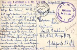 'Kämpfe in Russ-Polen' / WWI K.u.K. battles in Russian Poland, L. & P. 1804.  'Kö...