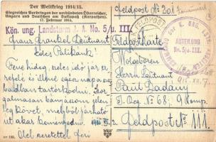 'Der Weltkrieg. Siegreiches Vordringen der verbündeten Österreicher, Ungarn und Deutschen'...