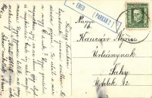 Ebed, Obid; Római katolikus népiskola, utcakép / Roman Catholich school, street  (EK)