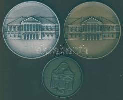 1984. "Hódmezővásárhely" Br emlékérem + "Makó" Ff+Br modern emlékérem pár T:1