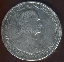 1930. 5P Ag "Horthy jobbra" T:3