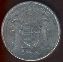 1930. 5P Ag "Horthy jobbra" T:3