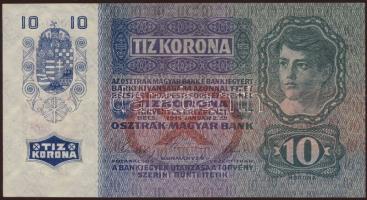 1913-15. 10K (2x) + 20K (2x) piros "Deutschösterreich" fny-sal T:I