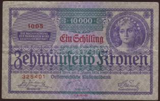 Ausztria 1924. 10.000K T:II