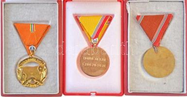 1967. "A Haza Szolgálatáért Érdemérem arany fokozata" aranyozott, zománcozott Br kitünteté...