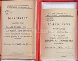 1967. "A Haza Szolgálatáért Érdemérem arany fokozata" aranyozott, zománcozott Br kitünteté...