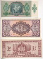 1936. 10P + 1946. 1.000.000.000P + 100.000.000MP + 1.000.000.000MP + 100.000BP T:I-,II