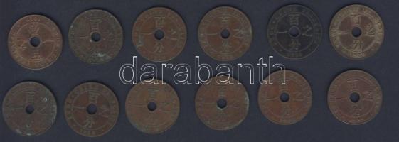 Francia-Indokína 1922-39. 1c (12x) T:2,3