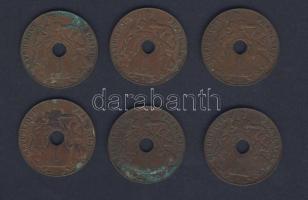 Francia-Indokína 1938. 1c (6x) T:2/3