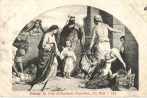 11 db RÉGI vallásos művészlap, vegyes minőség / 11 pre-1945 religious art postcards, mixed quality