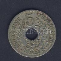 Francia-Indokína 1923. 5c T:3