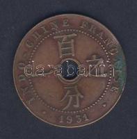 Francia-Indokína 1931. 1c T:3 kis korr