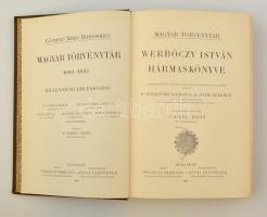Werbőczy István Hármaskönyve. Szerk.: Kolosvári Sándor, Óvári Kelemen. Bp., 1897, Franklin - Révai (...