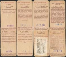 18 db színes litho kártya a Stühmer-sorozatból, különféle növények leírásával, néhányon szakadással,...