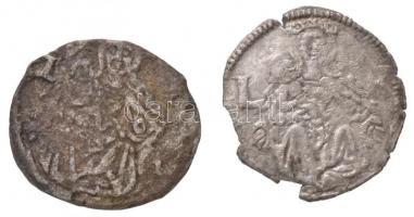 1523L-K Denár Ag II. Lajos (2x) (0,47g/0,49g) T:2-,3 Huszár 846., Unger I 675.e