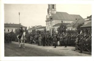 1940 Máramarossziget, Sighetu Marmatei; bevonulás / entry of the Hungarian troops, photo (EK)
