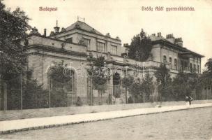 Budapest XIV. Bródy Adél izraelita gyermekkórház (ázott sarok / wet corner)