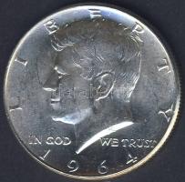 USA 1964. 1/2$ Ag "Kennedy" T:2