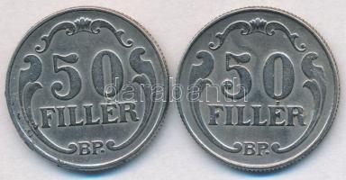 1938. 50f Cu-Ni (2x) T:2,2-