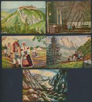 Gyűjthető képek a II., III és IV. Szent István album gyűjtőképiből, 4+8+8 db, összesen 20 db