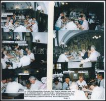 1996 Életképek az Okmány- és Illetékbélyeg Gyűjtő Szakosztály rendezvényéről, 6 db digitális fotó színes nyomtatásban, a Szakosztály archívumából