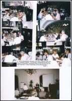 1996 Életképek az Okmány- és Illetékbélyeg Gyűjtő Szakosztály rendezvényéről, 1 db fotó + 6 db digitális fotó színes nyomtatásban, a Szakosztály archívumából
