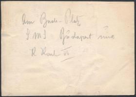 cca 1910 Az SMS Budapest partvédő csatahajó legénysége a szárazföldön, hátoldalán feliratozott fotó,...