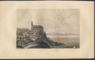 cca 1840 Tihany acélmetszet 23x14 cm